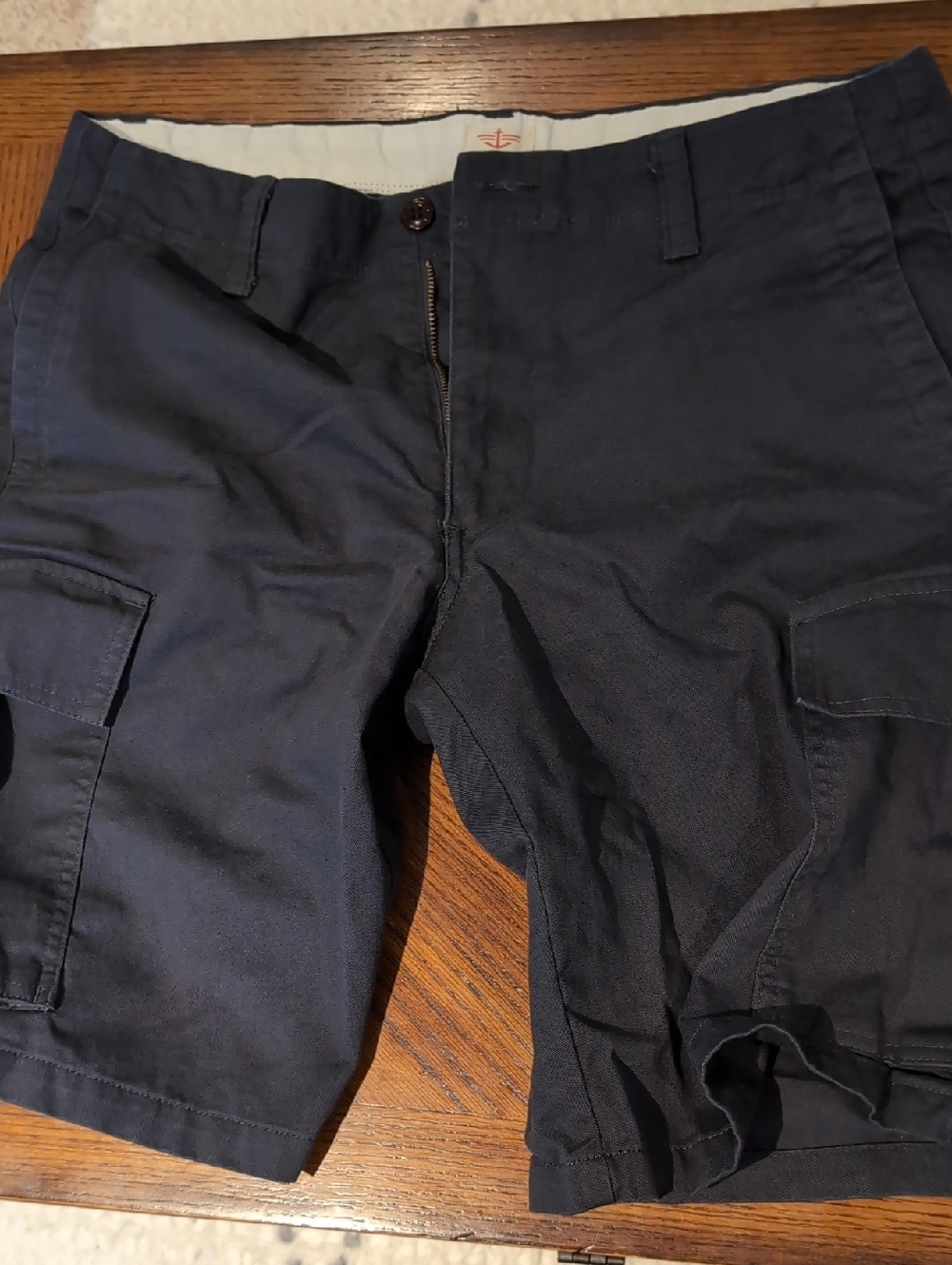 Dockers Men's Dark Navy Cargo Shorts with Side Pockets